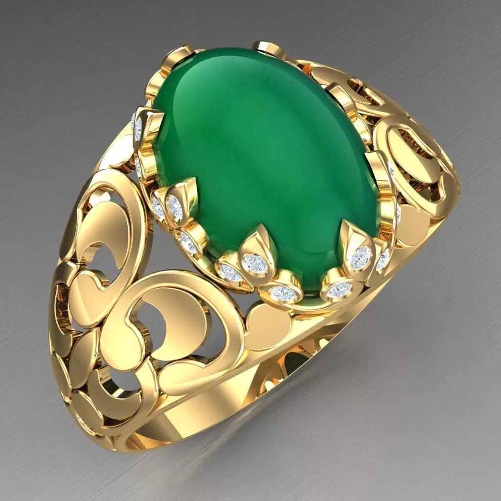 Man Ring New Design 3MR005 3D model_0