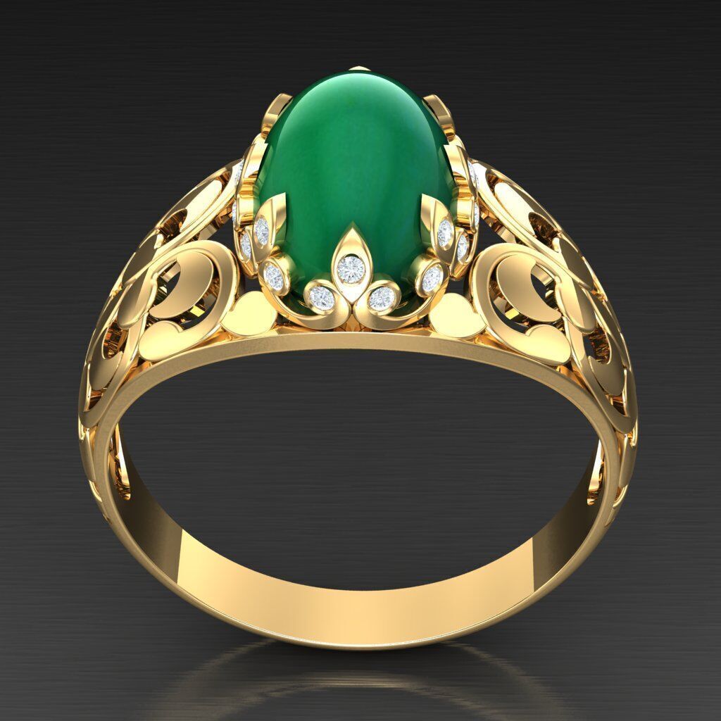 Man Ring New Design 3MR005 3D model_4