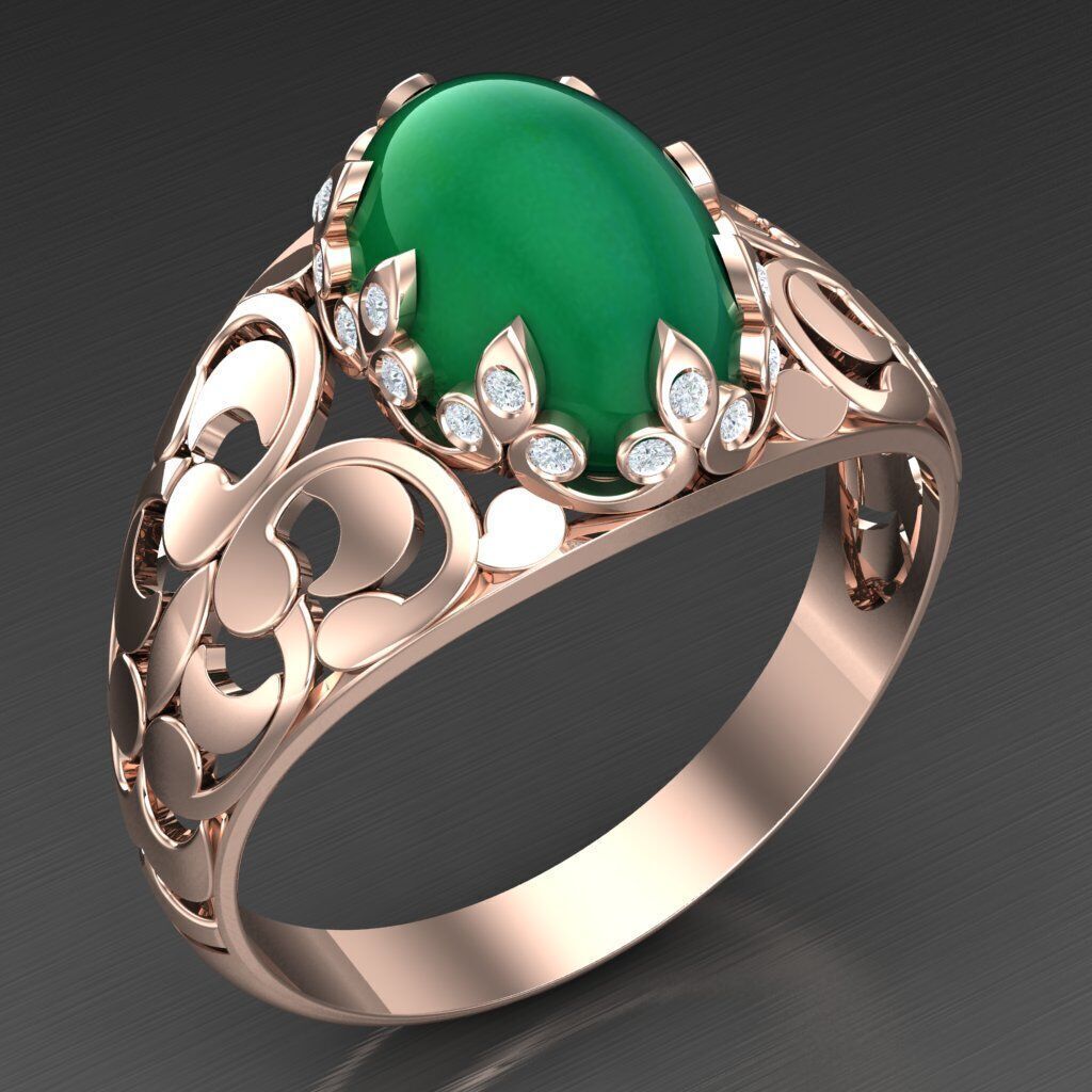 Man Ring New Design 3MR005 3D model_2