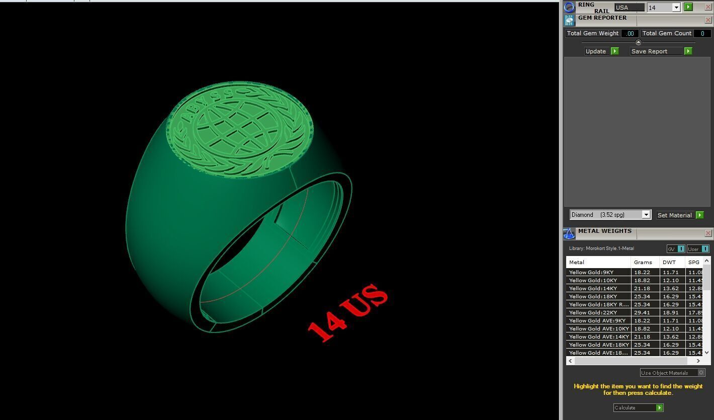 Man Ring New Design 3MR007 3D model_12