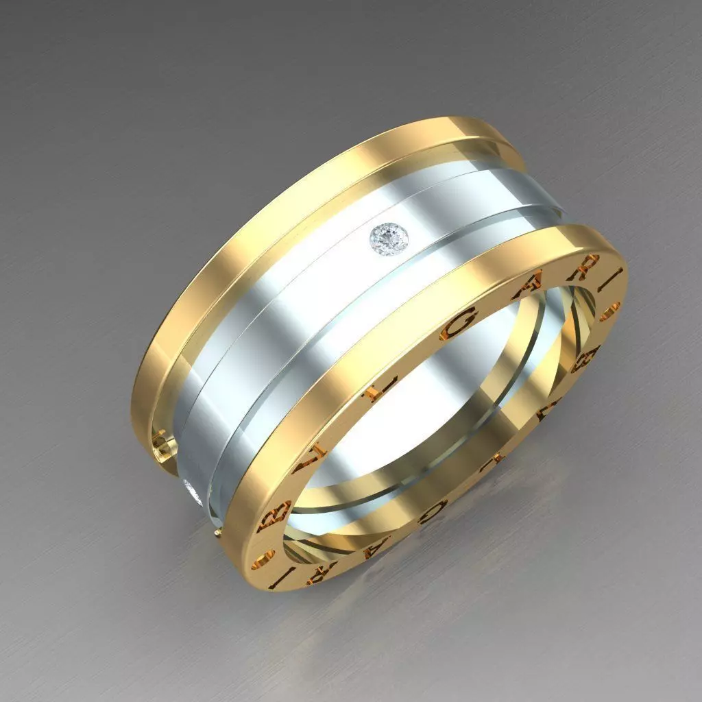 Man Ring New Design 3MR011 3D model_0