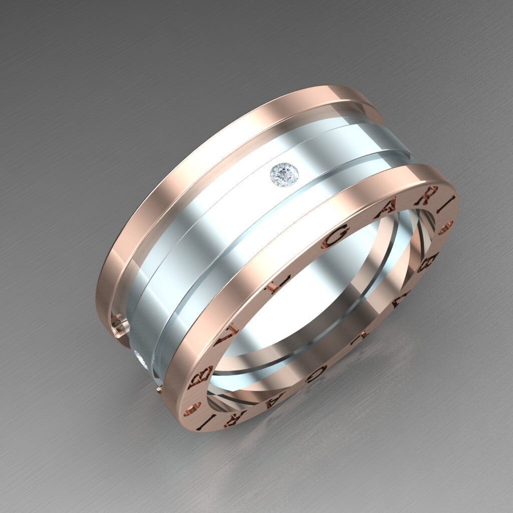 Man Ring New Design 3MR011 3D model_9