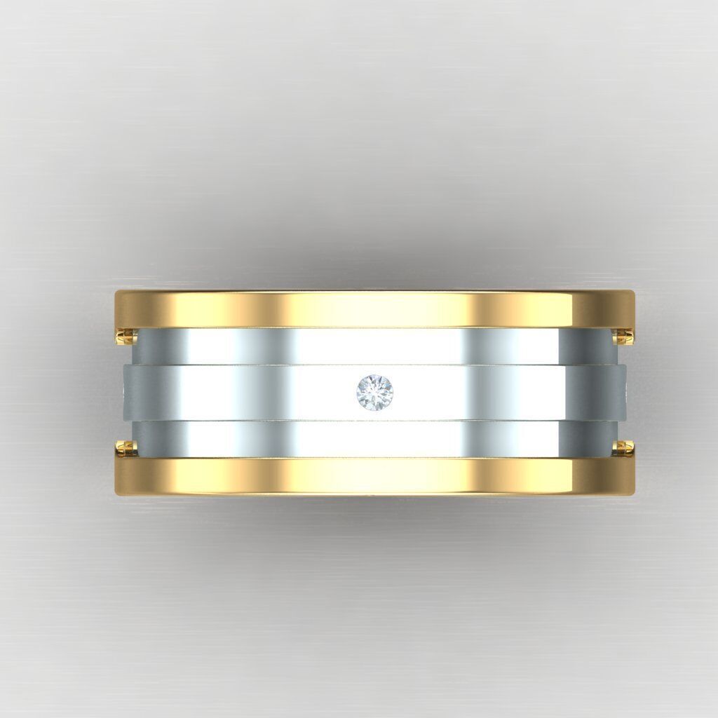 Man Ring New Design 3MR011 3D model_8