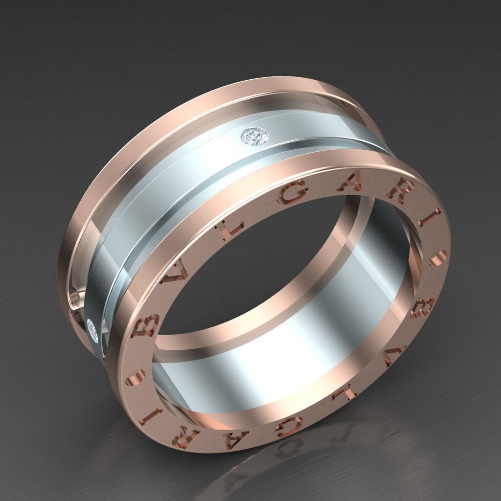 Man Ring New Design 3MR011 3D model_2