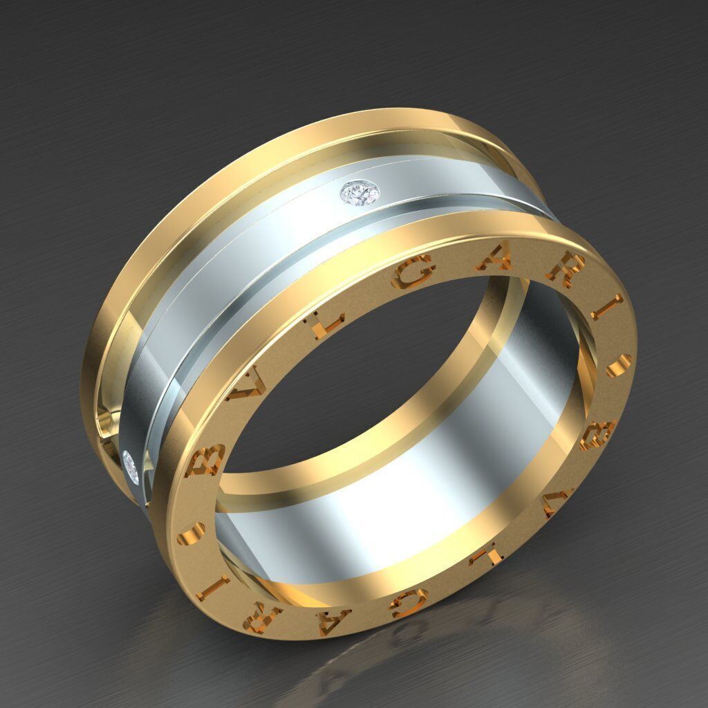Man Ring New Design 3MR011 3D model_1