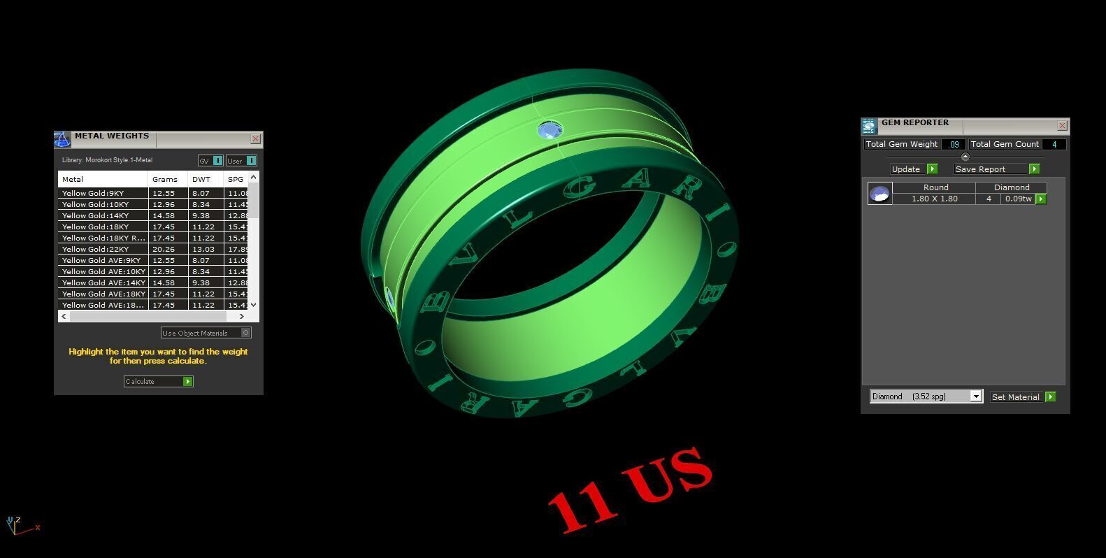 Man Ring New Design 3MR011 3D model_12