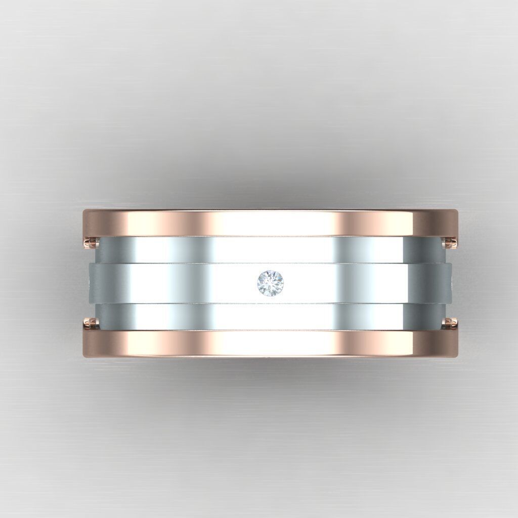 Man Ring New Design 3MR011 3D model_7