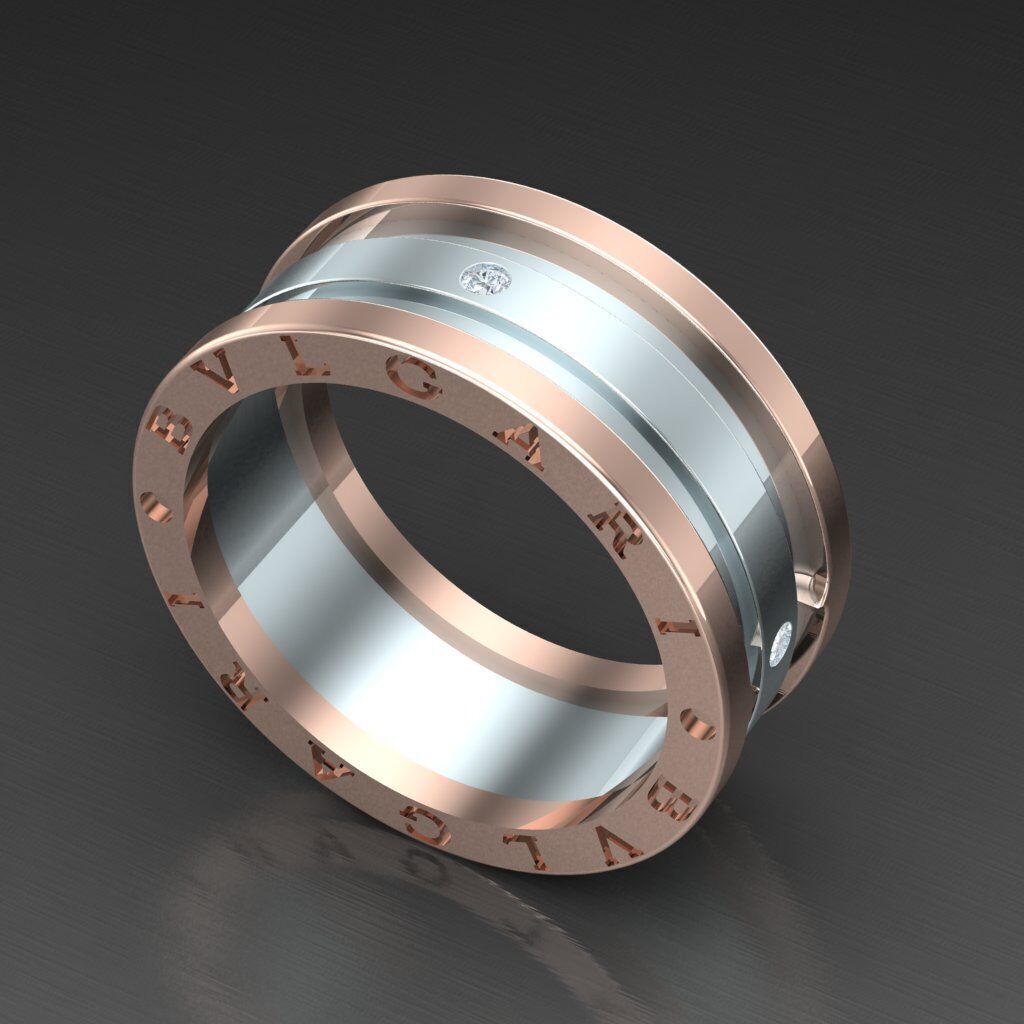 Man Ring New Design 3MR011 3D model_5