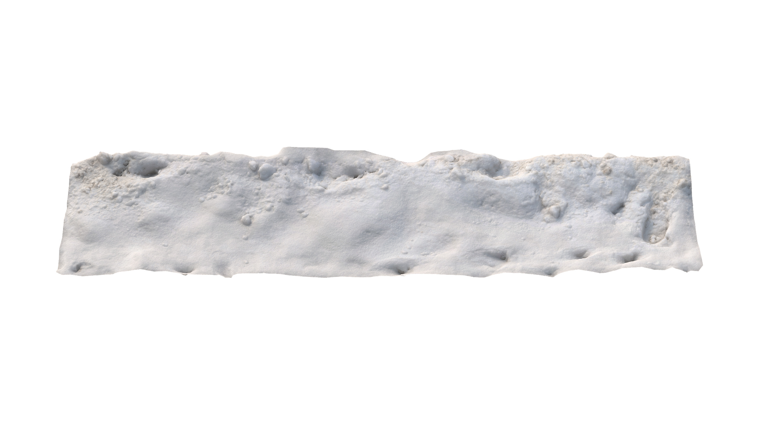 Snow 07 PBR Low-poly 3D model_4