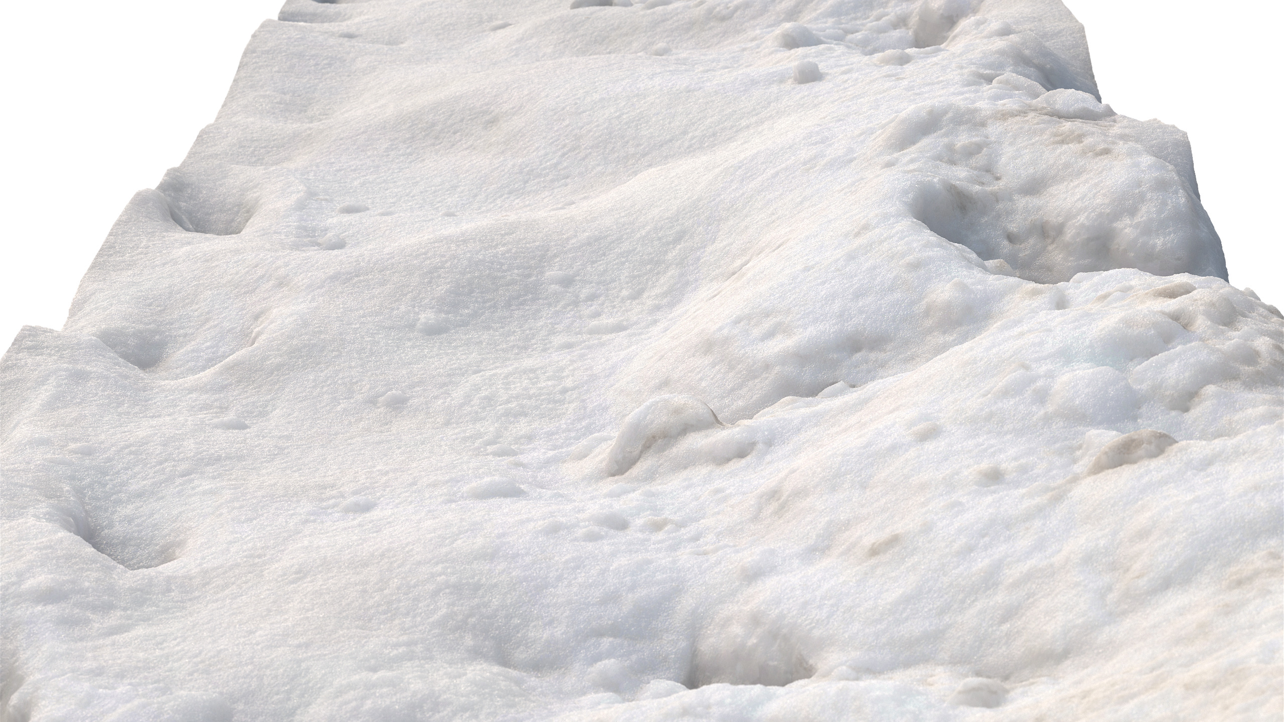 Snow 07 PBR Low-poly 3D model_6
