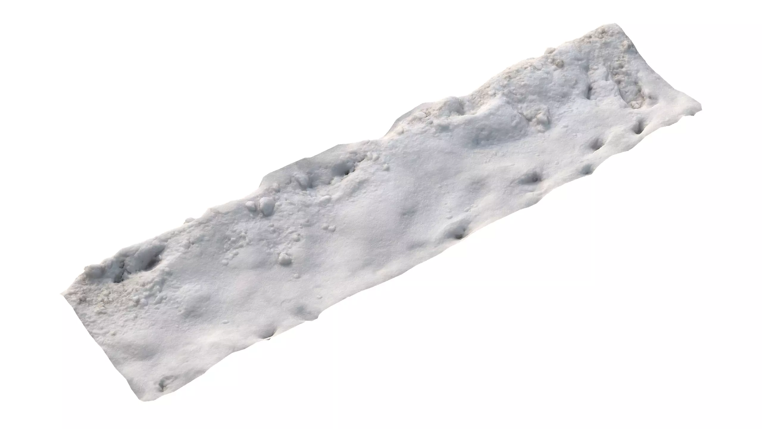 Snow 07 PBR Low-poly 3D model_0