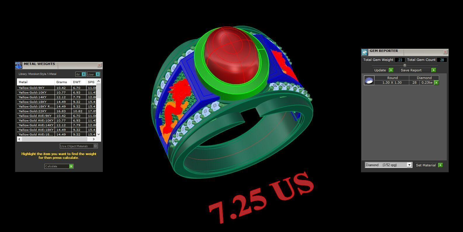 Man Ring New Design 3MR015 3D model_12