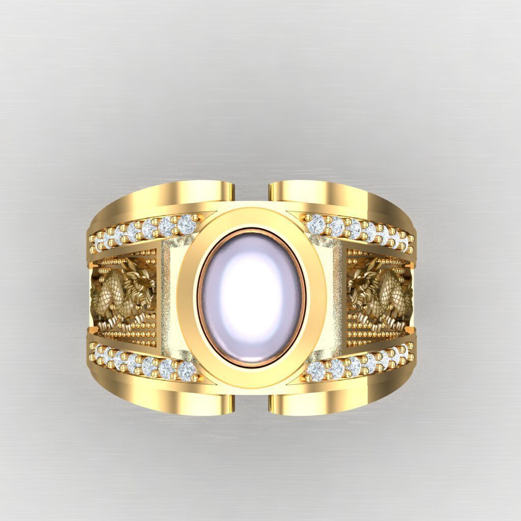 Man Ring New Design 3MR015 3D model_8