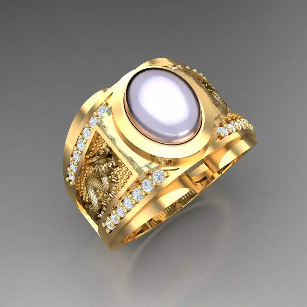 Man Ring New Design 3MR015 3D model_0