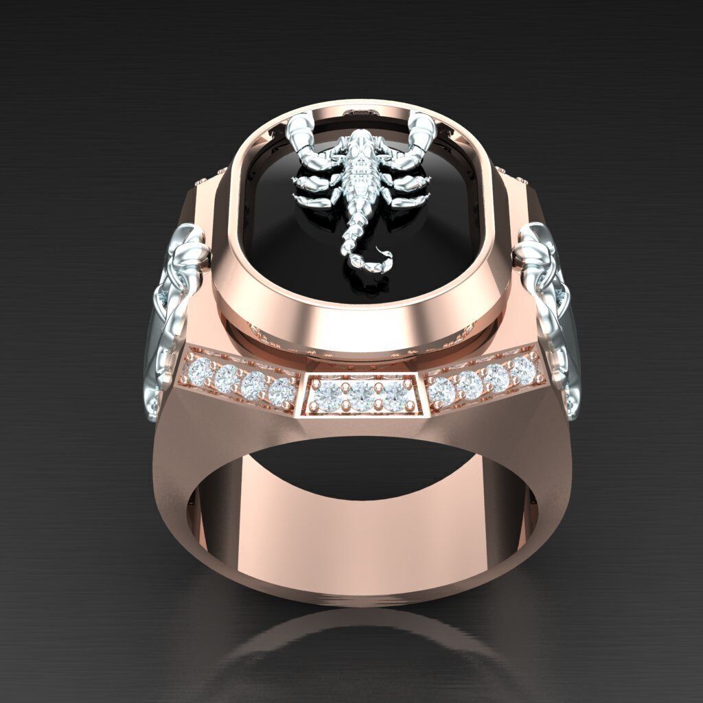 Man Ring New Design 3MR016 3D model_3