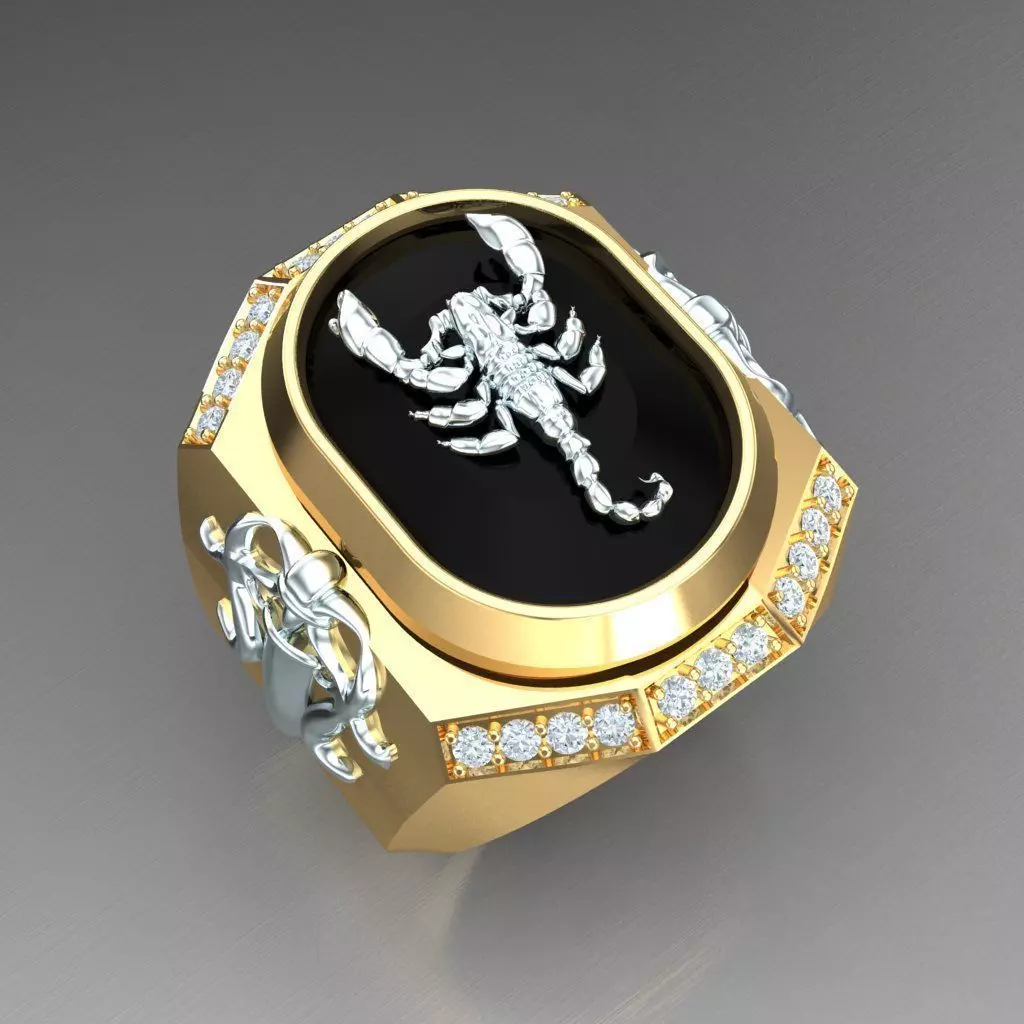 Man Ring New Design 3MR016 3D model_0