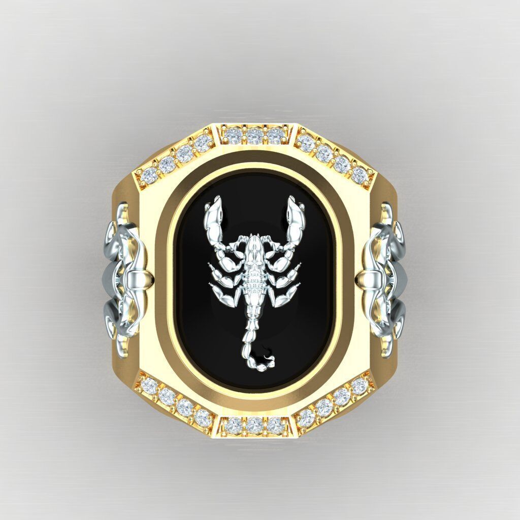 Man Ring New Design 3MR016 3D model_8