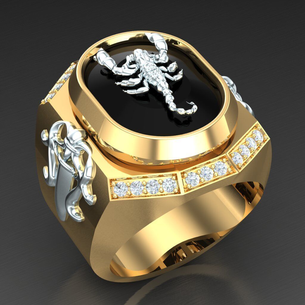 Man Ring New Design 3MR016 3D model_1