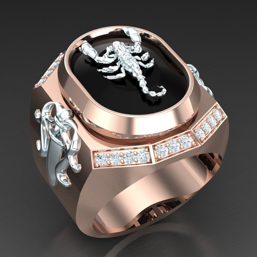 Man Ring New Design 3MR016 3D model_2