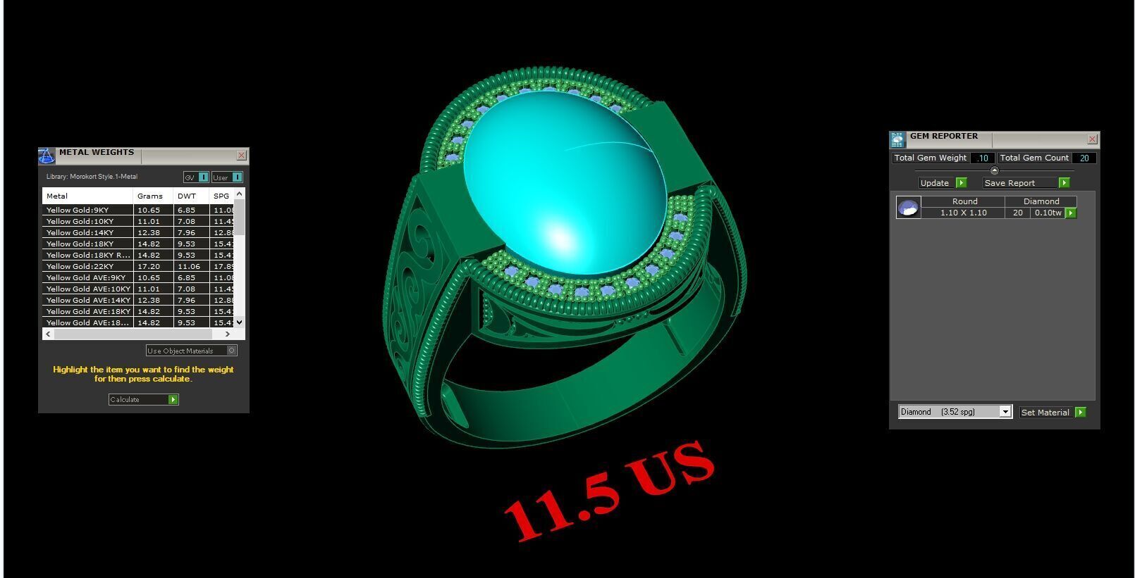Man Ring New Design 3MR018 3D model_12