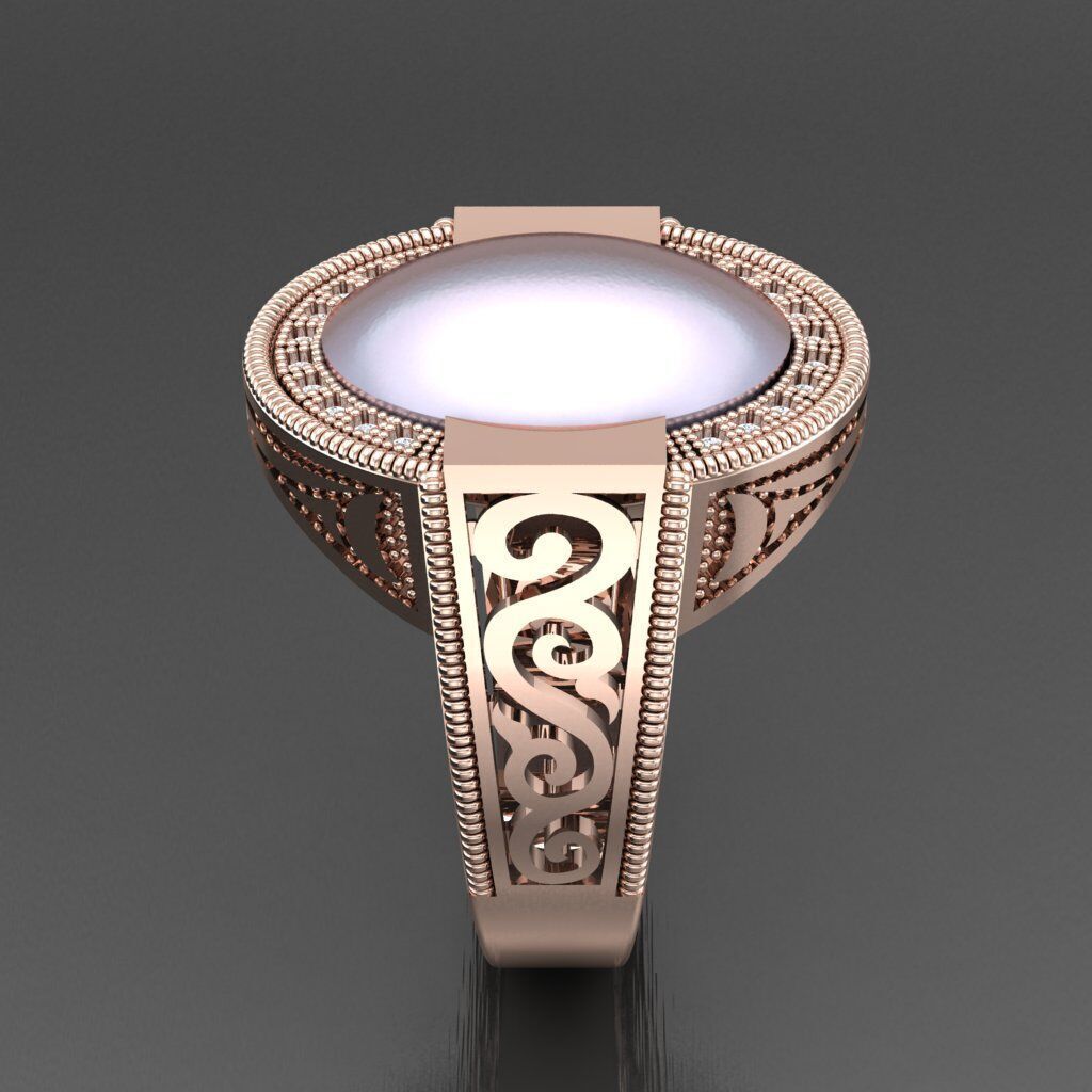 Man Ring New Design 3MR018 3D model_10