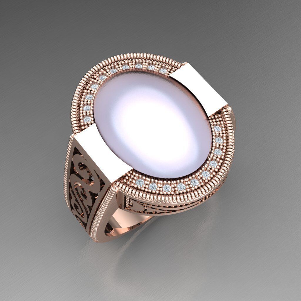 Man Ring New Design 3MR018 3D model_9