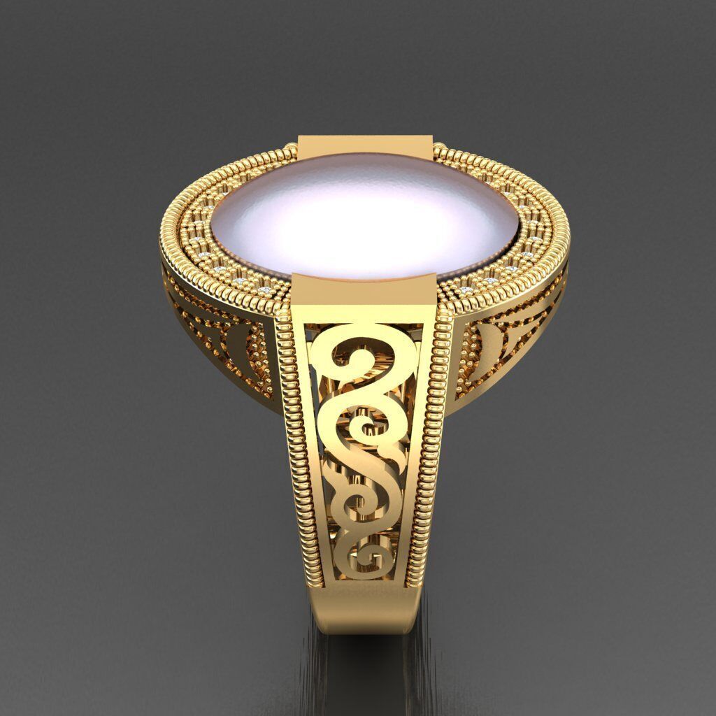 Man Ring New Design 3MR018 3D model_11