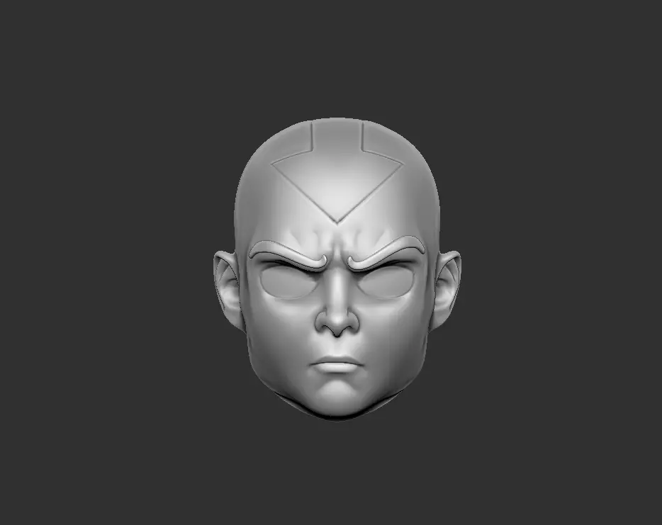 ONE12 Scale Head Aang Avatar 3D print model_0