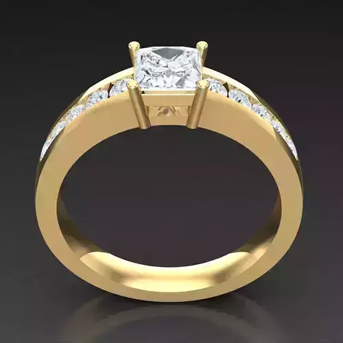 Top Diamond Men Ring STL 3DM 2MR099