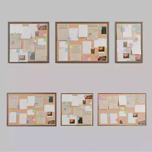 Wooden Wall Corkboard Collection - Customizable Pin Boards 