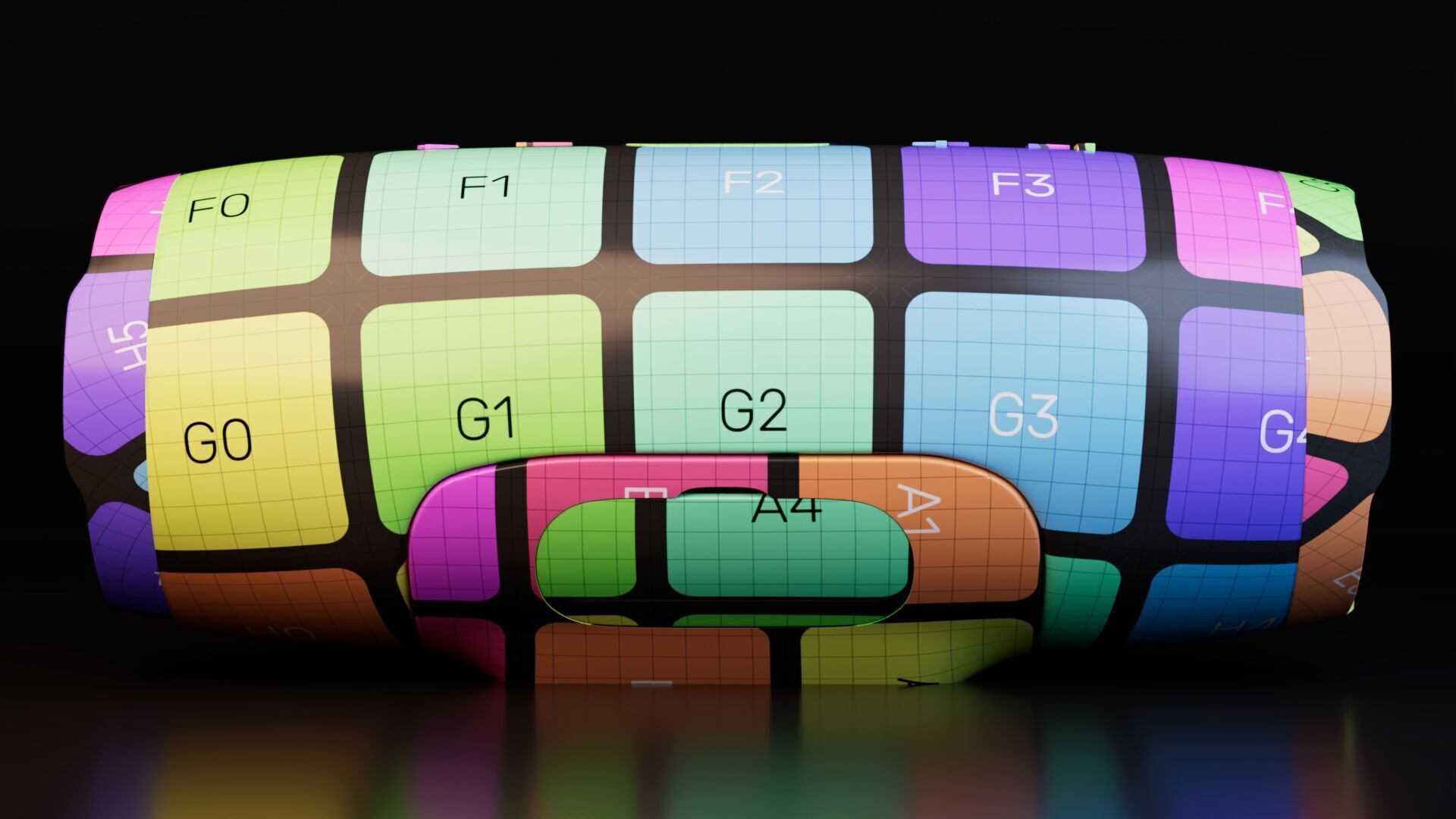 Bluetooth Speaker 3D model_13