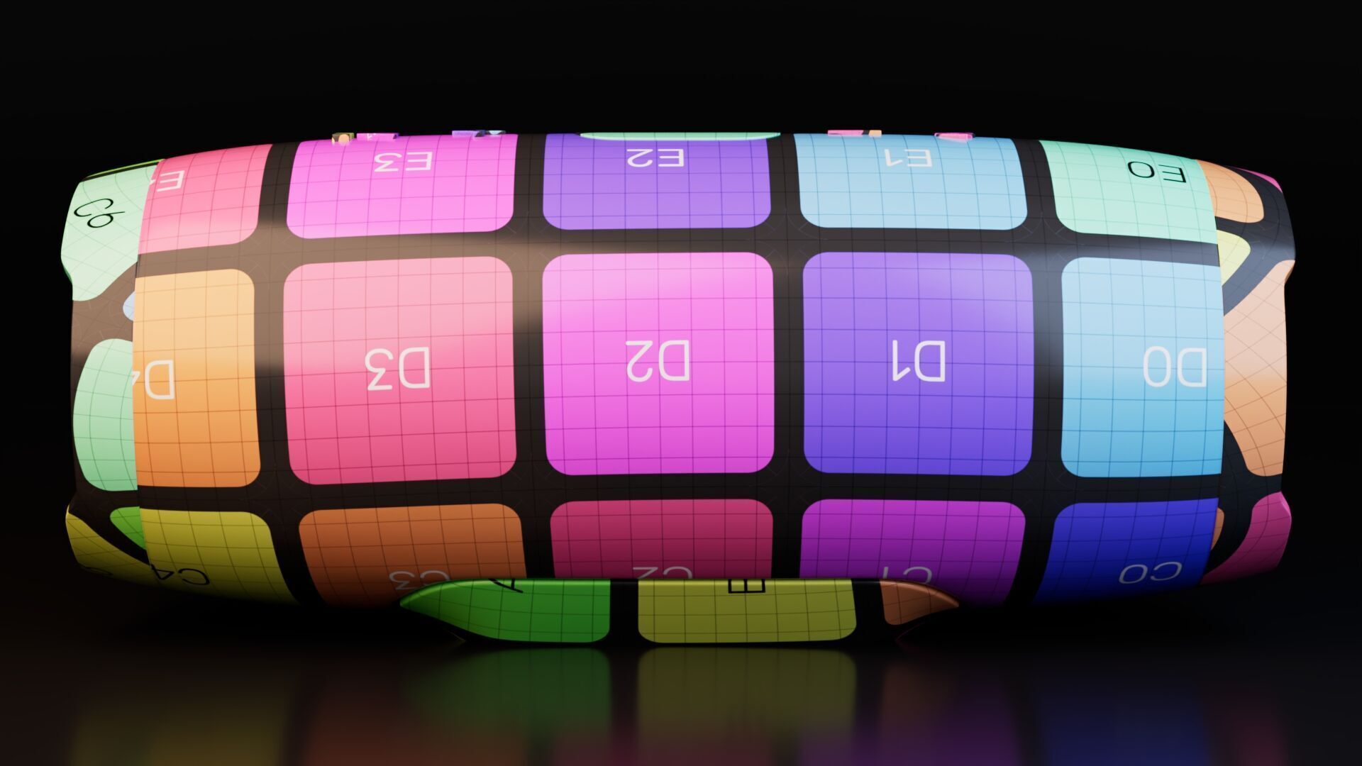 Bluetooth Speaker 3D model_11