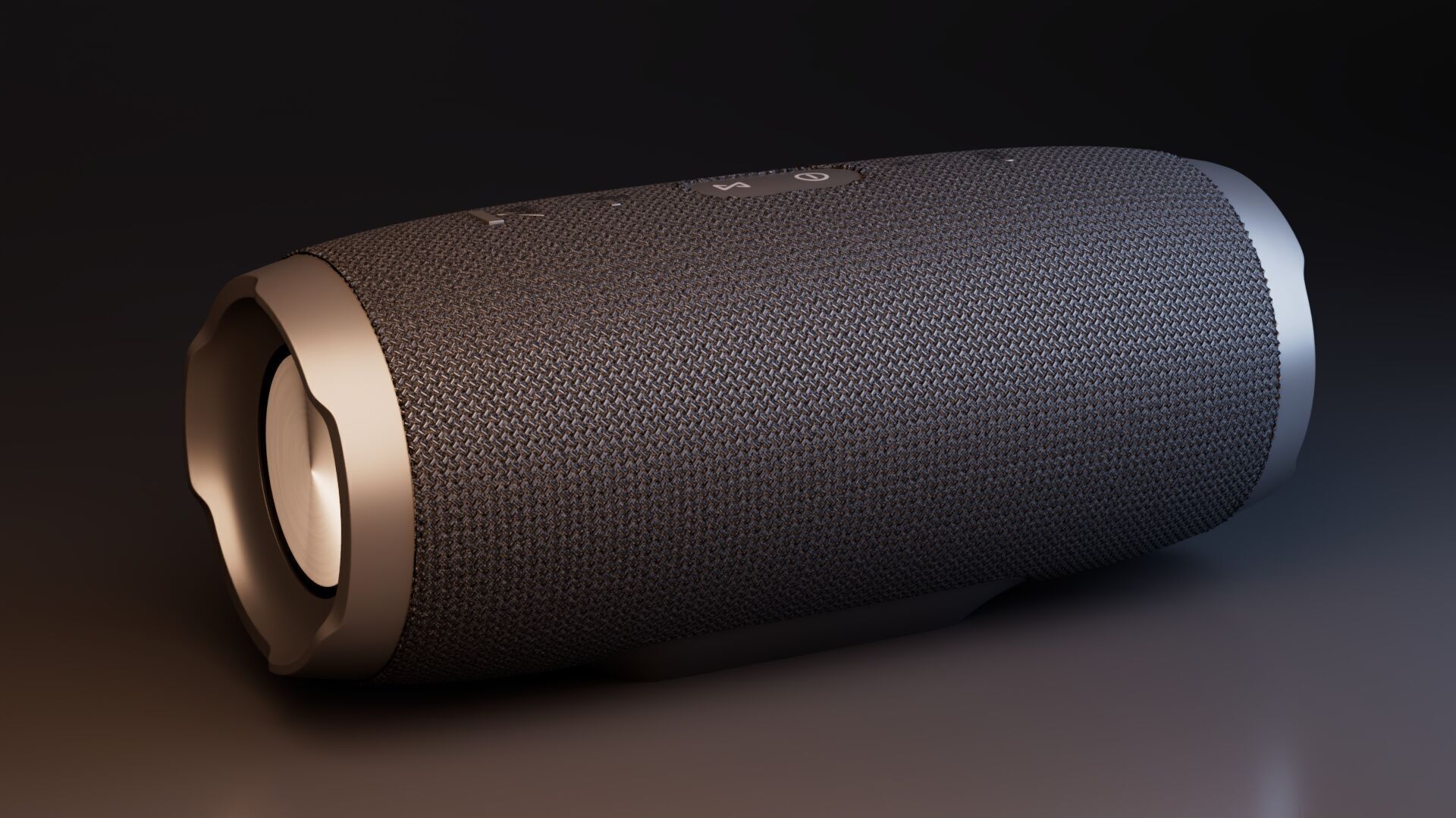 Bluetooth Speaker 3D model_1