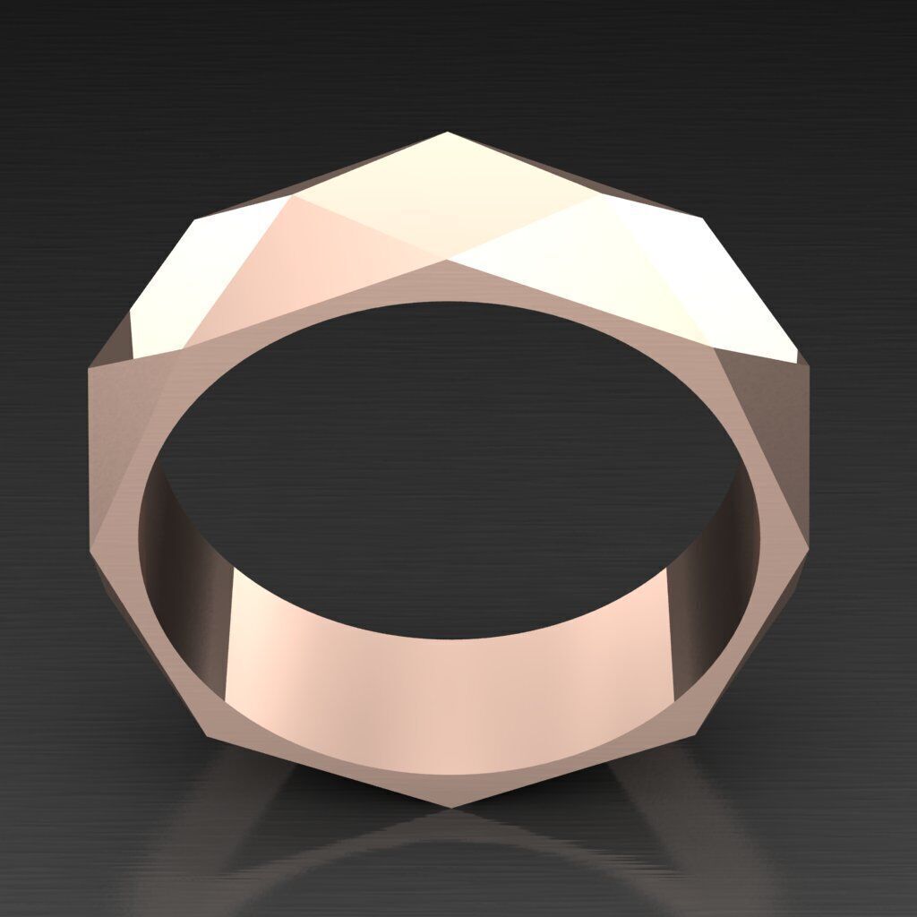 Popular Man Ring Jewelry 2MR096 3D model_4