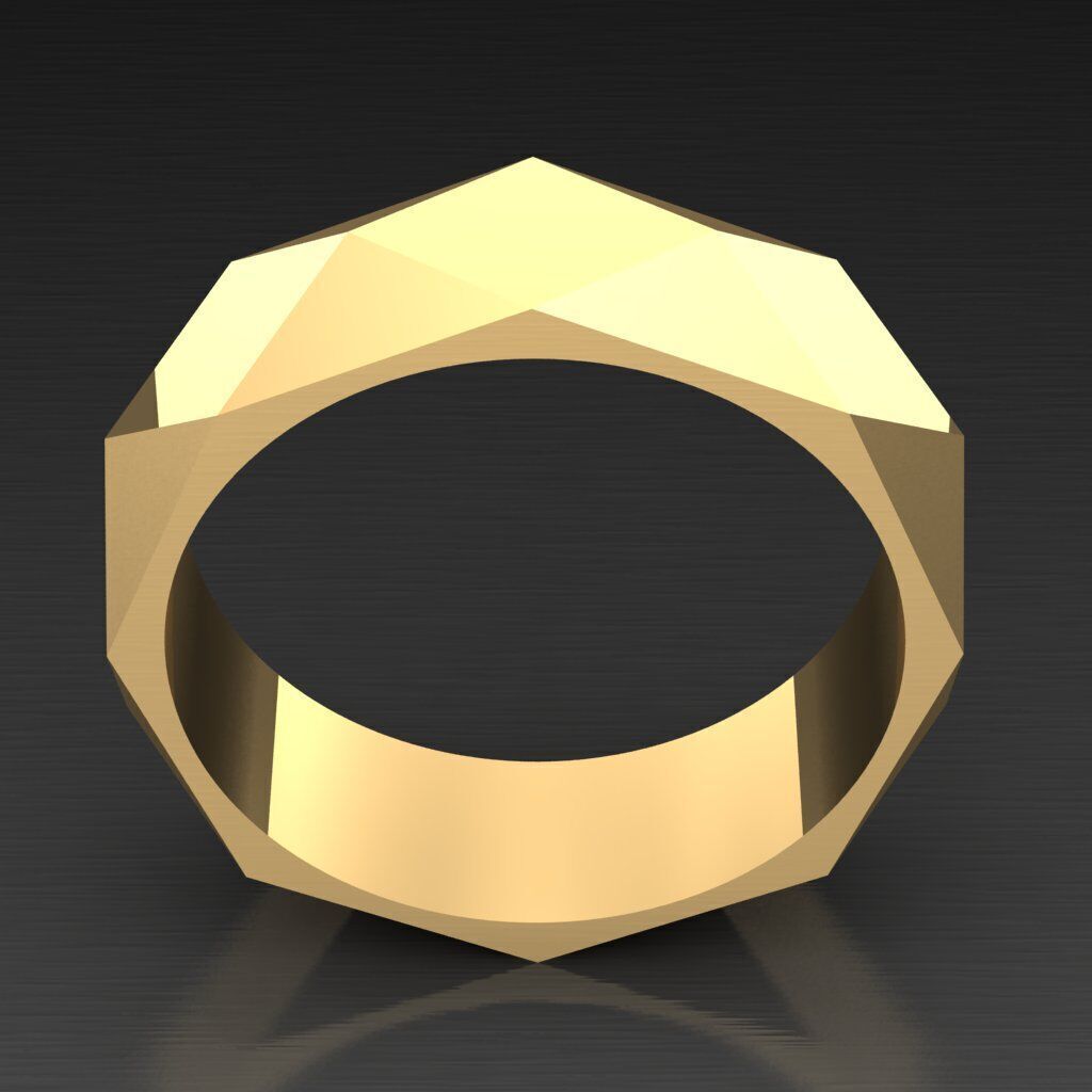 Popular Man Ring Jewelry 2MR096 3D model_5