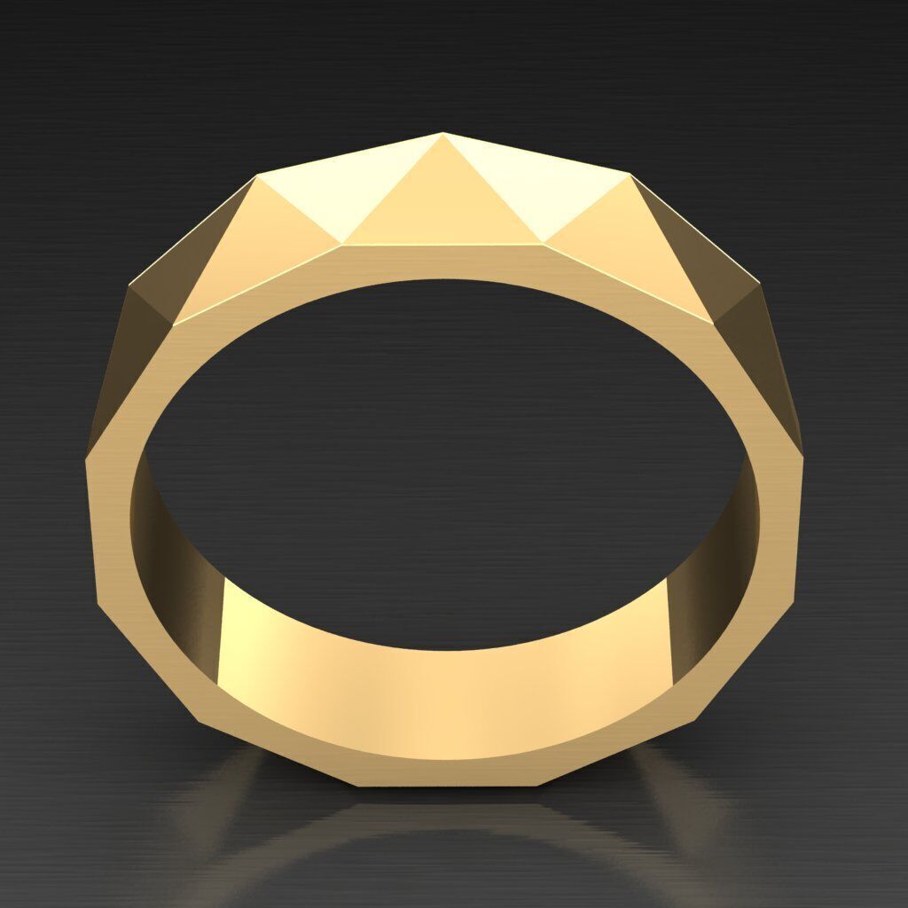 Popular Man Ring Jewelry 2MR094 3D model_5