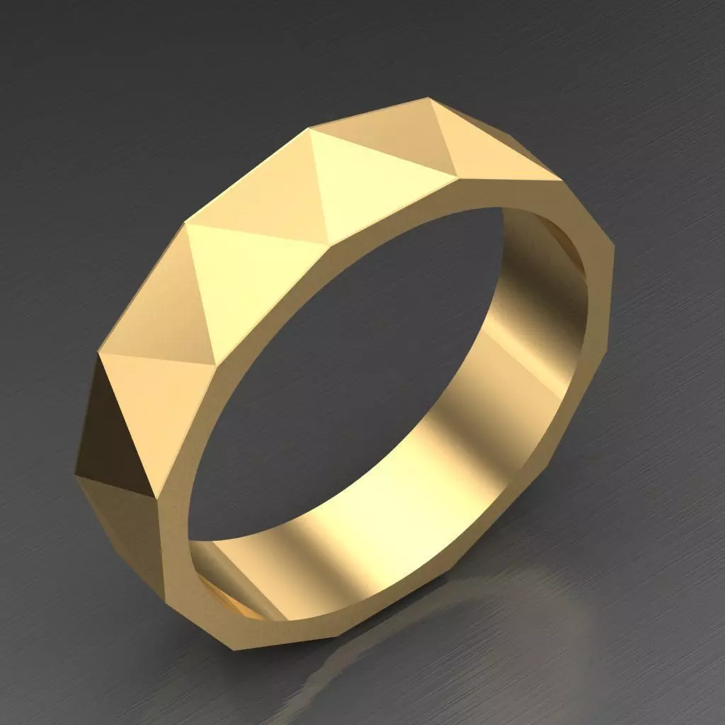 Popular Man Ring Jewelry 2MR094 3D model_0