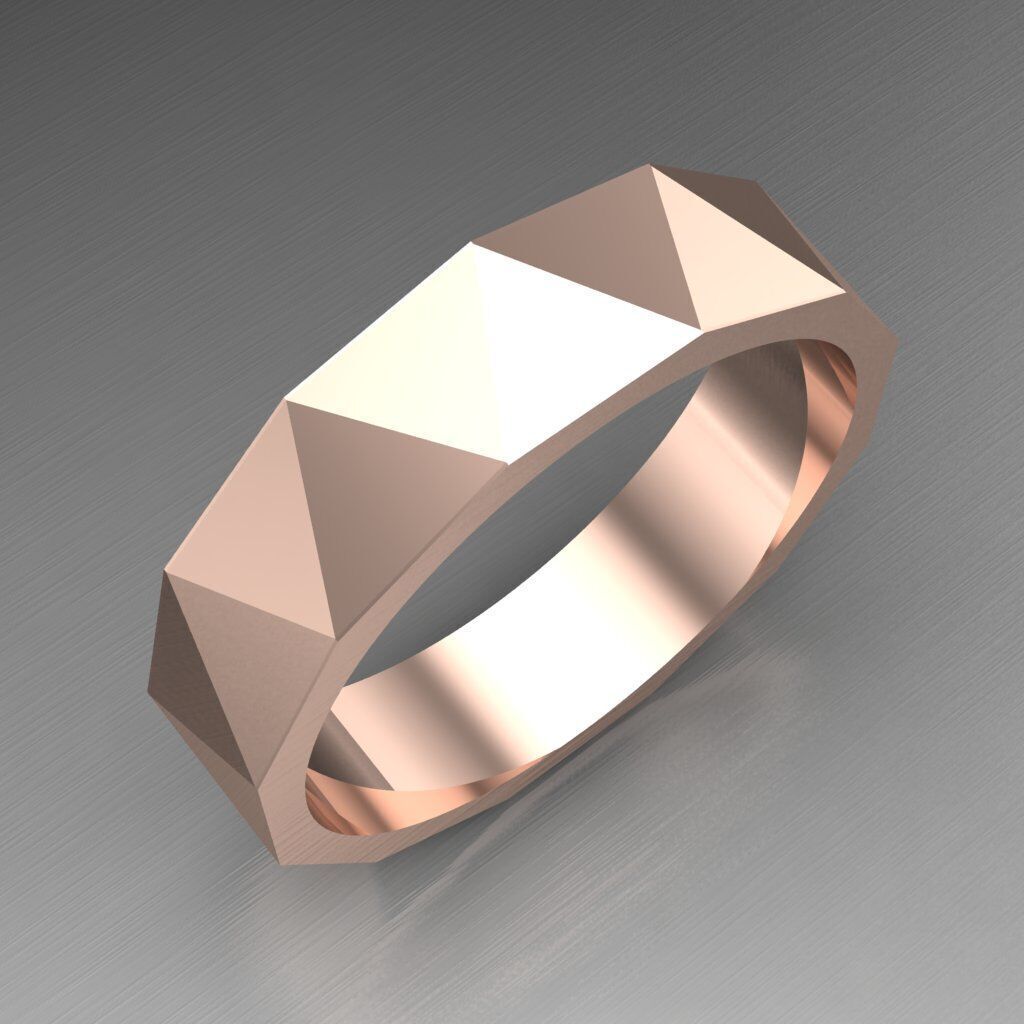 Popular Man Ring Jewelry 2MR094 3D model_9