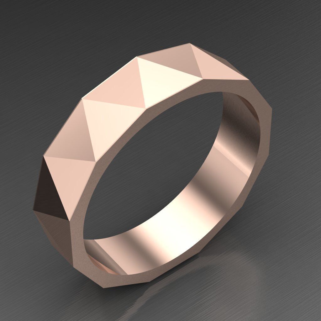 Popular Man Ring Jewelry 2MR094 3D model_3
