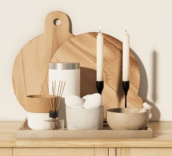 Bhavesh Sideboard 3D model 3