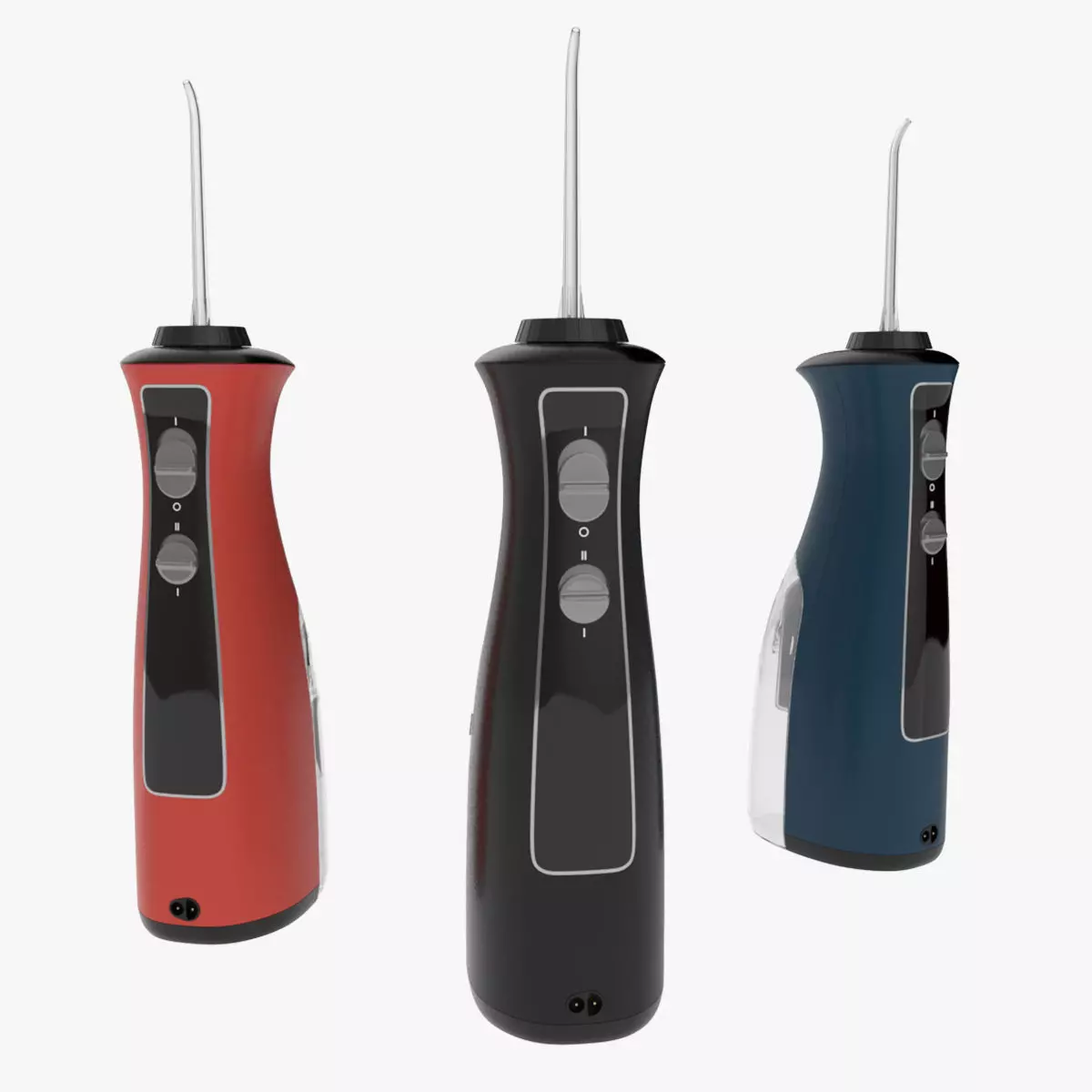 Modern Generic Water Flosser Oral Irrigator Low High Poly Low-poly 3D model_0