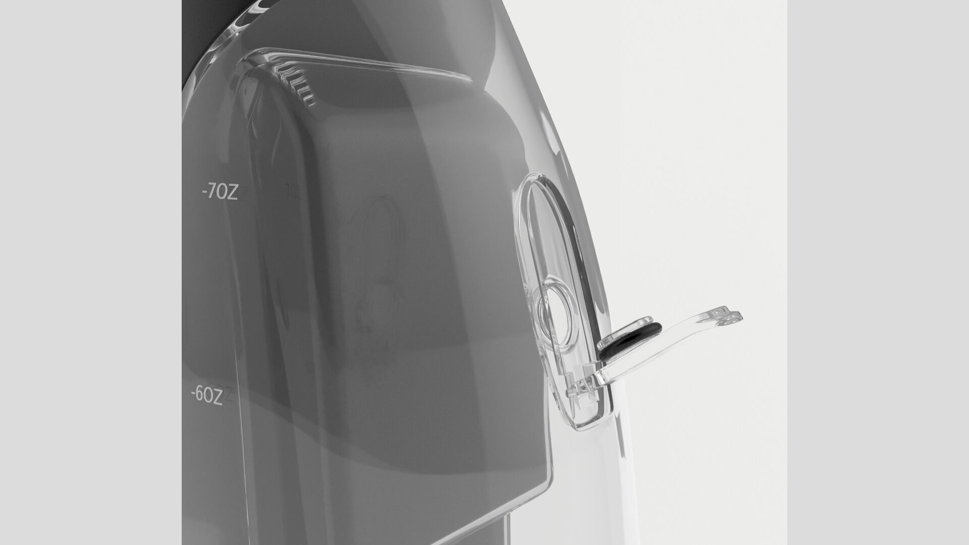 Modern Generic Water Flosser Oral Irrigator Low High Poly Low-poly 3D model_13