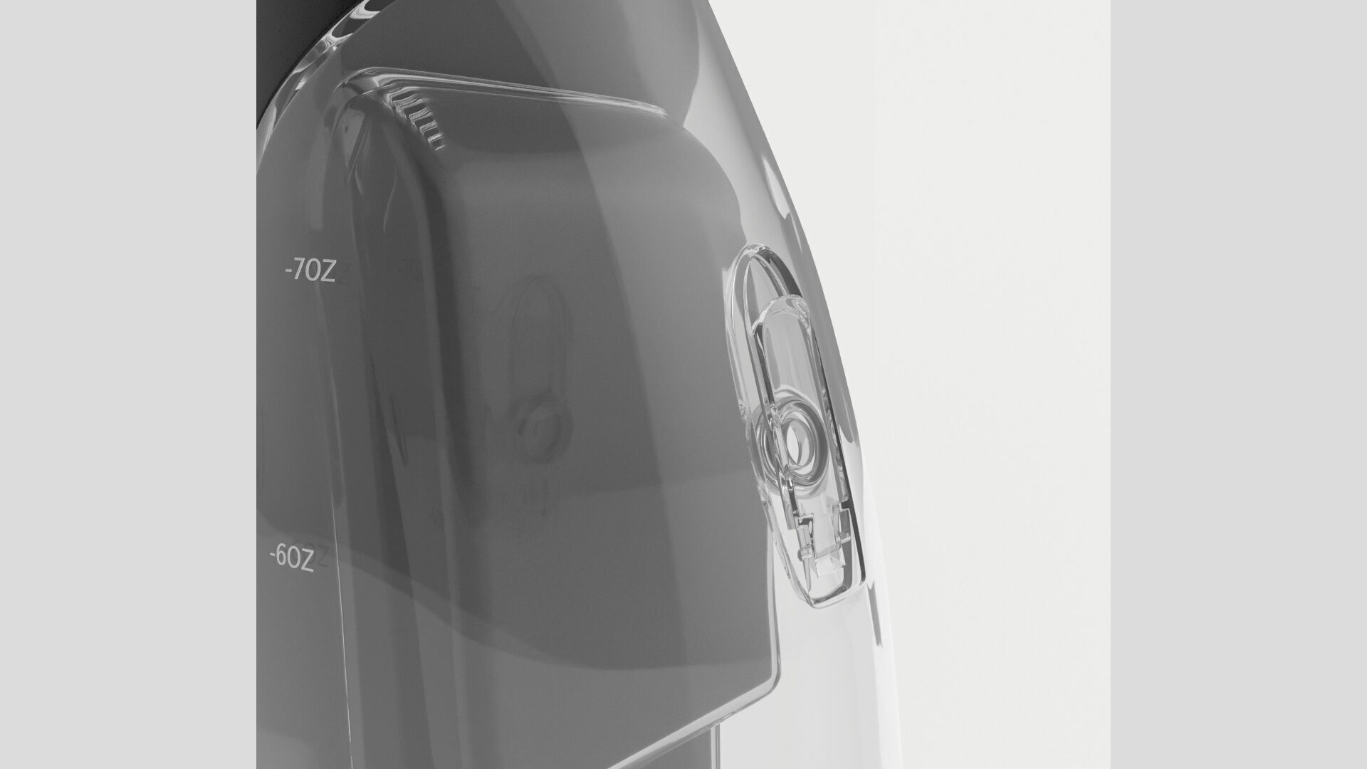 Modern Generic Water Flosser Oral Irrigator Low High Poly Low-poly 3D model_12