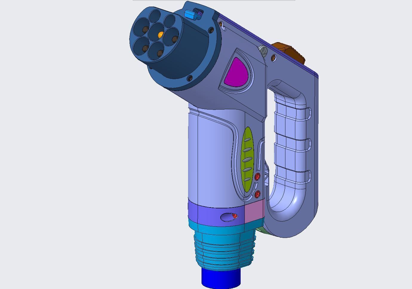 GB EV CHARGING PLUG 3D print model_4