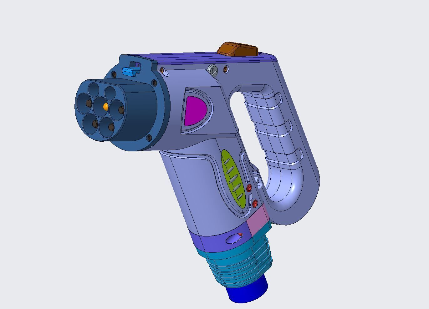 GB EV CHARGING PLUG 3D print model_2