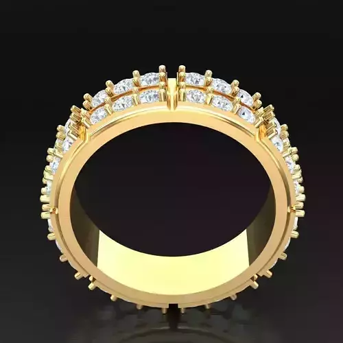 Top Diamond Men Ring STL 3DM 2MR069