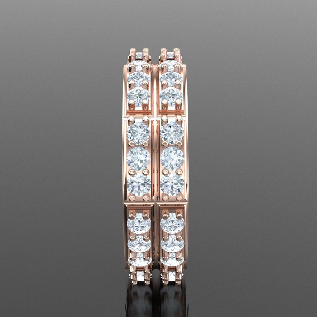 Top Diamond Men Ring STL 3DM 2MR069 3D print model_11