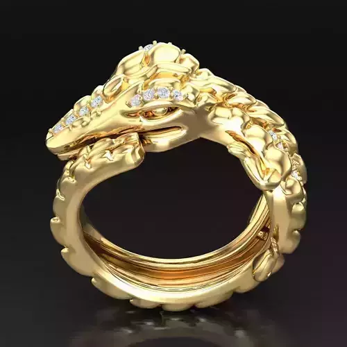 Top Diamond Men Ring STL 3DM 2MR068