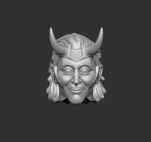 ONE12 Scale Head Loki 3D print model