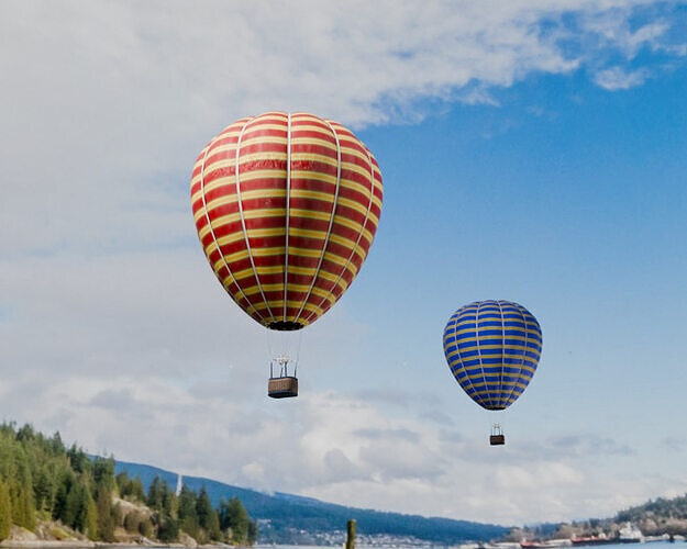 Hot Air Balloon 3D model